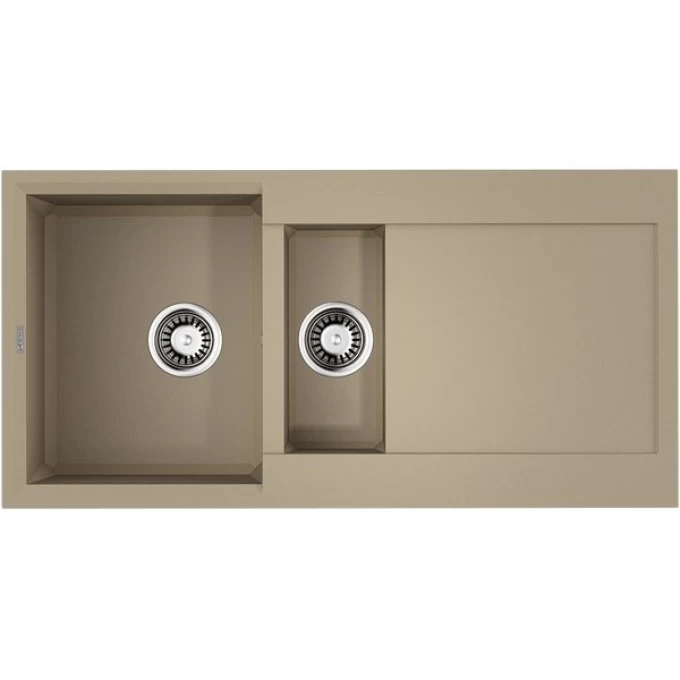 Мойка OMOIKIRI SAKAIME 100-2-CH Tetogranit/шампань 4993897